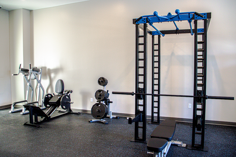 weight benches and exercise equipment